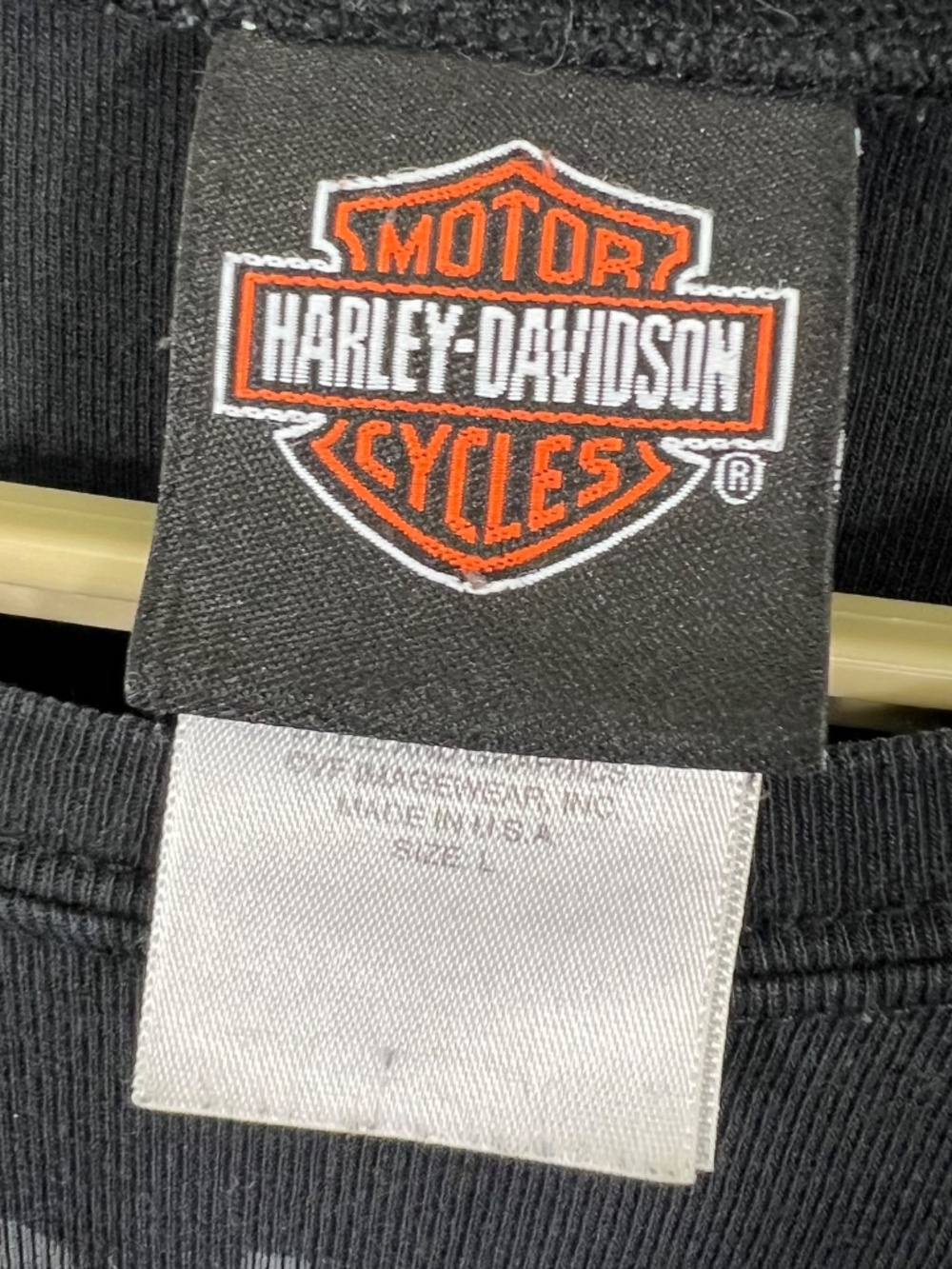 🚫HARLEY-DAVIDSON • Legendary Ride Black Long Sleeve Graphic Tee Twin Cities, MN - Picture 7 of 8